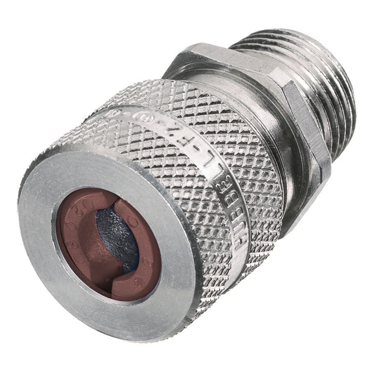 Arlington LPCG507 1/2 Non-Metallic Low-Profile Strain Relief Cord Connector,  .385 - .600 Range, Gray