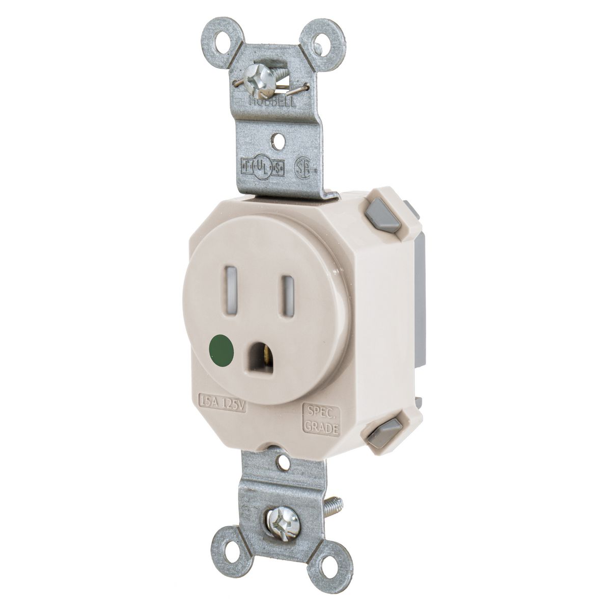 Straight Blade Devices, Hospital Grade, Tamper Resistant, Receptacles