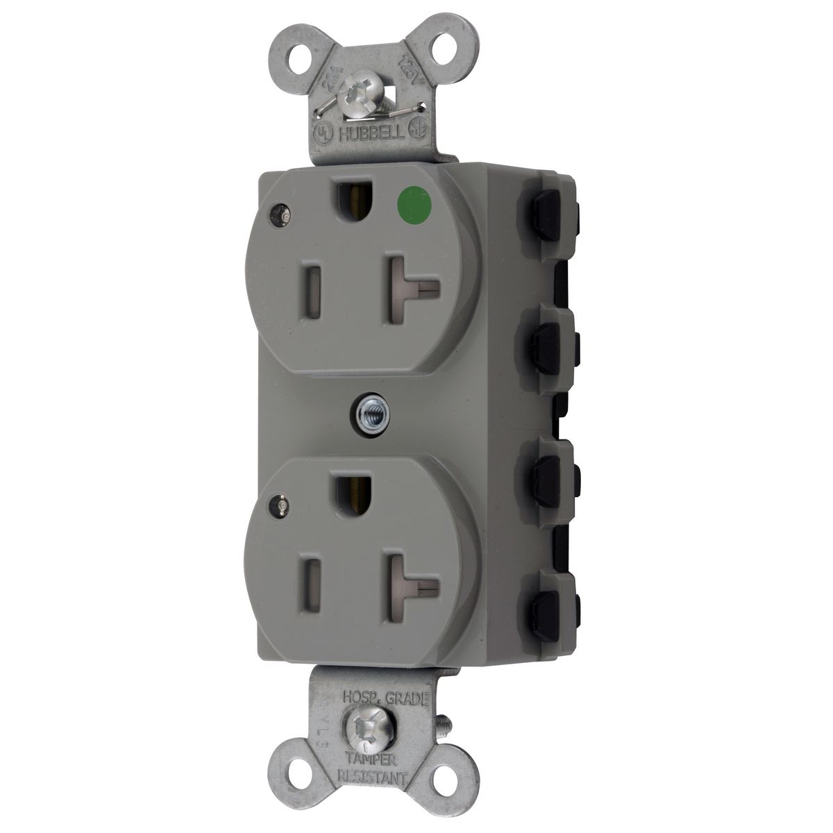 Straight Blade Devices, Receptacles, Duplex, SNAPConnect, Hospital