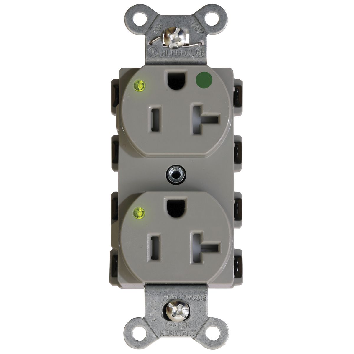 Straight Blade Devices, Receptacles, Duplex, SNAPConnect, Hospital