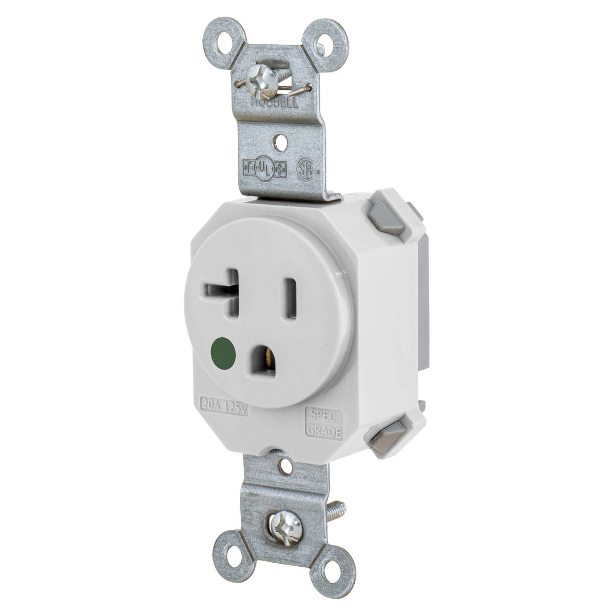 Product image for HWDK SNAP8310W SNAP SGL RCPT HG 5-2