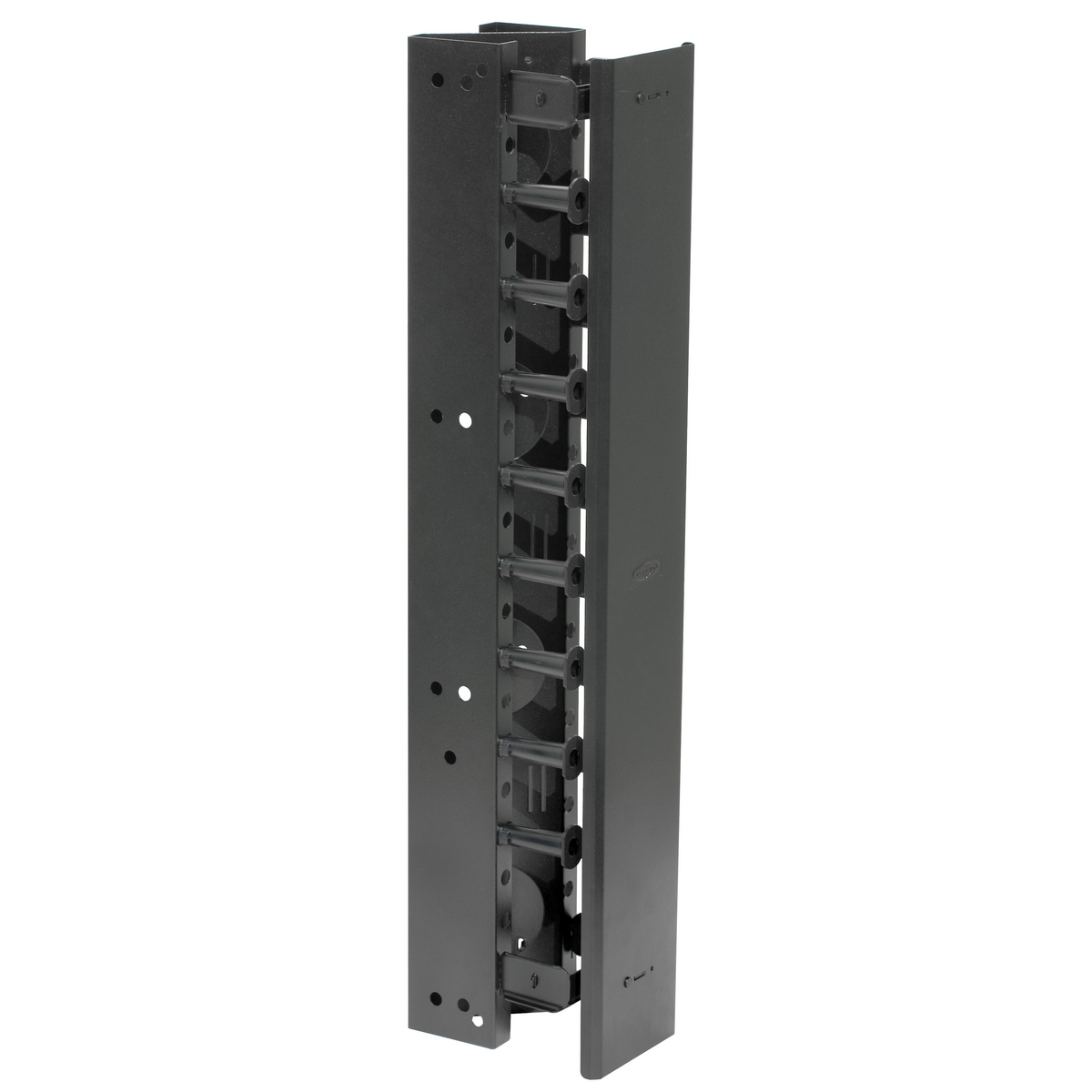 Hubbell VS76 Z Channel Vertical Cable Organizer for 7' Black Rack As-is for sale online 