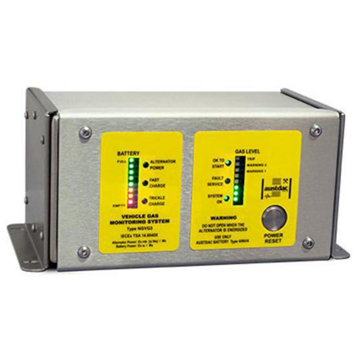 Vehicle Gas Monitoring System Ngvg3 Austdac NGVG3 Austdac Pty Ltd