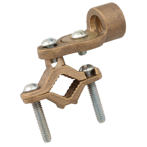 0.5 in to 1 in Ground Clamp for 0.5 in Rigid Conduit, Bronze Alloy