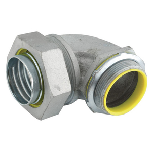 2-1/2 in. 90 Degree Liquidtight Connector, Insulated