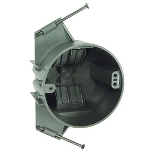 3-1/2 in. Round Nonmetallic Ceiling Box, 2-5/8 in. Deep