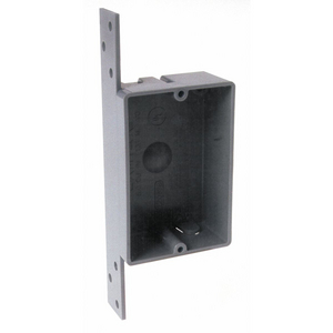 1-Gang Rectangular Nonmetallic Cable Box, 1-1/4 in. Deep with Bracket