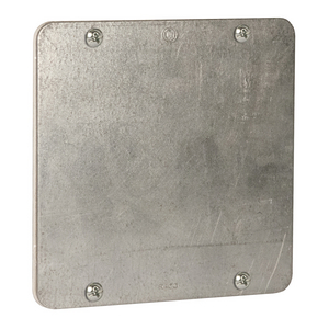 4-11/16 in. Gasketed Flat Blank Cover for Plenum Boxes
