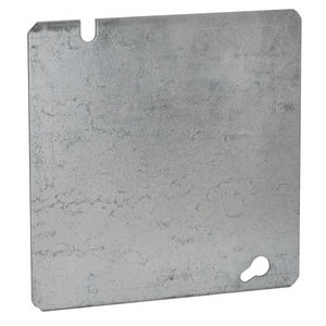 4-11/16 in. Square Cover, Flat, Blank