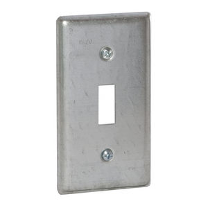4 in. x 2 in. Handy Box Cover, Toggle Switch