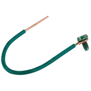 #14 Solid Insulated Copper Wire Pigtail, 6 in. Length (25/BE)