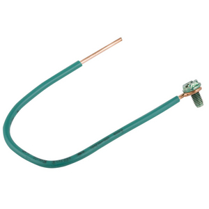 #12 Stranded Insulated Copper Wire Pigtail, 8 in. Length (25/BE)