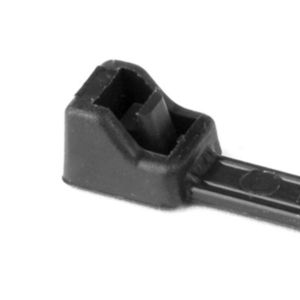 Attache de câble, 2.5" Max Bundle, 50 Lb Tensile, UV Black, Extended Prawl