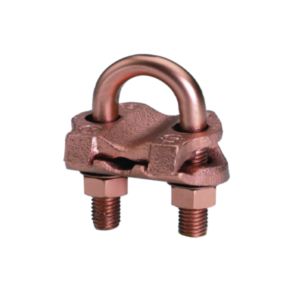 1/0-14 Wire Range 11/16 Width Burndy GC15A Dual Rated Ground Clamp 2-1/4 Length 