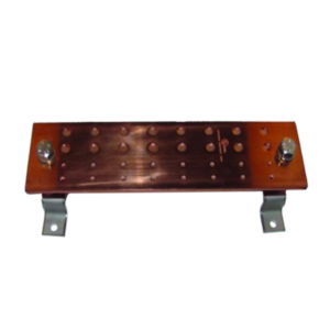 BBB14416H, Bare Copper Busbar, 16" Long, 4" Wide, 32 Holes