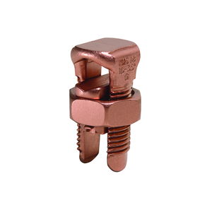 Burndy Solid Copper Split Bolt KS29 Grounding Wire Clamp Connector QTY-1   D11 