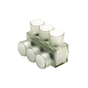 Single Sided Three Conductor Clear Insulated Multi-Tap Connector