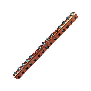 K12P4CG1, Copper Neutral Bar, Line: #14-4 AWG, Circuit: #6-14 AWG, 12 Outlets