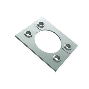 WEEB-9.5NL, WEEB Bottom Mount Washer, .71 IN L, .59 IN W , 0.39" hole size, Rigid, No Legs