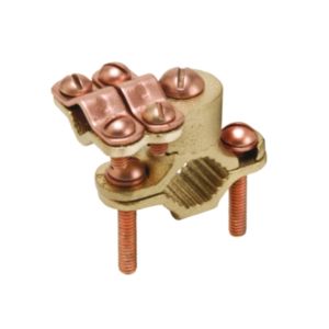 C11HD4/0DB, Cast Bronze Ground Clamp for Water Pipe, Rebar, Ground Rod to Tap Conductor