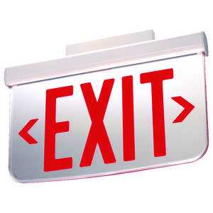 Edge-Lit Emergency Exit Sign