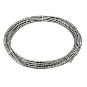 GCB-NY-050 WIRE ROPE,GLV,1/8,CLEAR, 50-FT