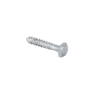 SQUARE HEAD LAG SCREW, 1/4in GIMLET THREAD x 2-1/2in LONG