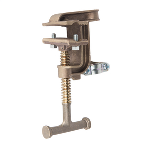Ground Clamp, Flat Face, Type III-Class B-Grade 5, 1.5" Jaw Opening