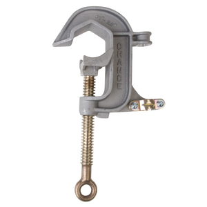 Ground Clamp, C-Type, Type I-Class A-ASTM Grade 5H, IEC Rating 35kA (15 Cycles), 2.0" Jaw Opening