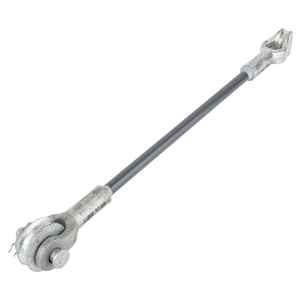 12" 16K Guy Strain, Clevis / Thimble + 1 Roller