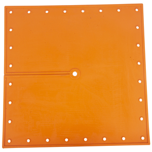 CHANCE® Orange Class 4 Slotted Blanket, 22” x 22” with 28 Eyelets