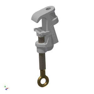 CHANCE® Ground Clamp, C-Type, Type I-Class A-Grade 3H/Grade 5, 0.8in. Jaw Opening