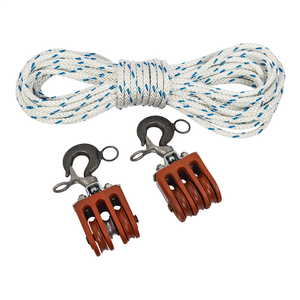 Double and Triple Blocks with 150' of ½" Samson DURA-PLEX Rope