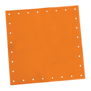 CHANCE® Orange Class 4 Solid Blanket, 22” x 22” with 28 Eyelets
