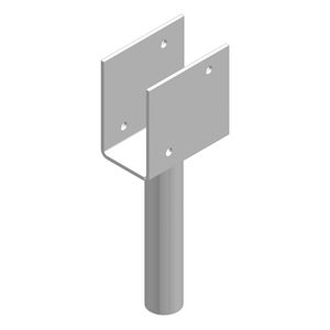 Walkway / Boardwalk Bracket with Lateral Support Replacement Yoke