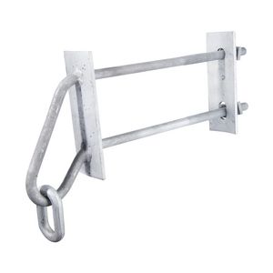 TWO-BOLT STATIC WIRE BRACKET, with 1/2in DIA. LINK, 16in LENGTH