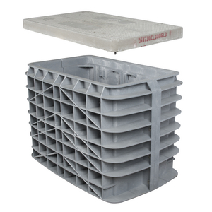 Assembly, DT111818, HDPE Box, Polymer Concrete Cover