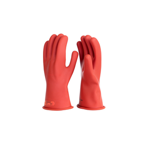 CHANCE® Straight Cuff Gloves Class 0 11" Red Size 9