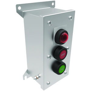 Hkh Series Control Station, Red Pilot Light And Two Momentary Push 