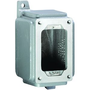 Hubbell Killark SWB-5 Electrical Box - 22 Cu In, 1-Gang, Aluminum, Hazardous Location Rated