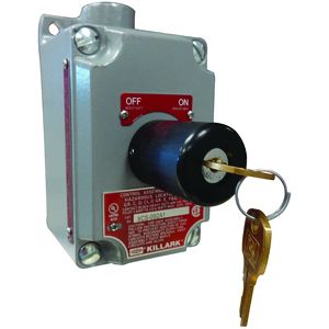 XCS Series -  Feed-Thru Maintainted Contact 2-Position Keyed Selector Switch - 1NO/1NC Contact Rating - Hub Size 1/2 Inch