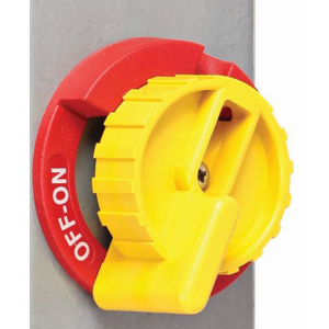 B7NFD2-RPH - B7NFD Series - Yellow/Red Replacement Handle For Compact Non-Fused Disconnect Switch Enclosures