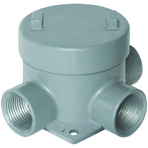 GEBT-24 - GEB Outlet Body, T Type, Aluminum- Hub Size (2) 3/4" (1) 1-1/4"