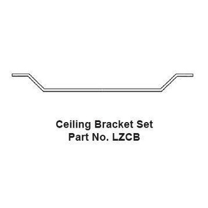 LZCB - LZ Series - Stainless Steel Ceiling Bracket Set