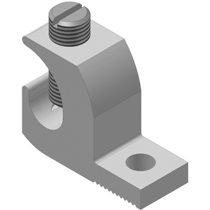 BGBL1/0 BURNDY Tin-Plated Aluminum Mechanical Conn,Lay-In Lug,1/0 to 14 AWG 