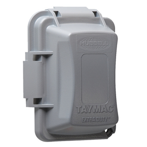 1-Gang Weatherproof In-Use Cover, EXTRA DUTY®, 16-in-1, 2-3/4 in. Deep, Gray