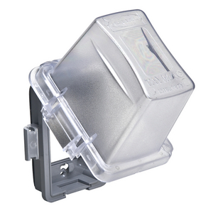 1-Gang JUMBO Weatherproof In-Use Cover, EXTRA DUTY®, 16-in-1, 4-3/4 in. Deep, Clear