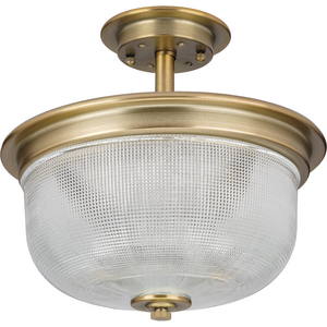 Archie Collection Two-Light 11-3/8" Semi-Flush Convertible