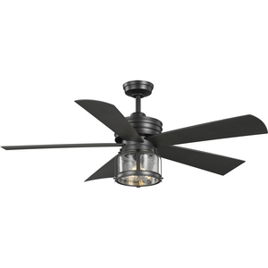 Midvale Collection 5-Blade Blistered Iron 56-Inch AC Motor Coastal Ceiling Fan