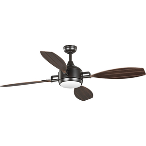 Rudder Collection Indoor/Outdoor 56" Four-Blade Bronze Ceiling Fan